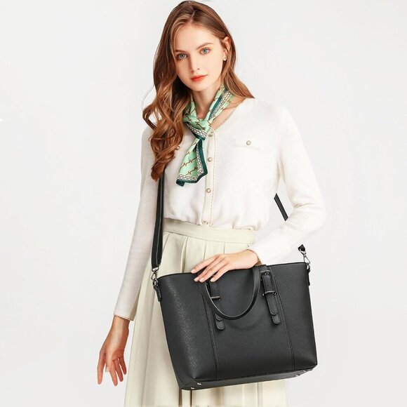 Women Purses and Handbags Tote Shoulder Bag Top Handle Satchel Bags for Ladies - Picture 3 of 7